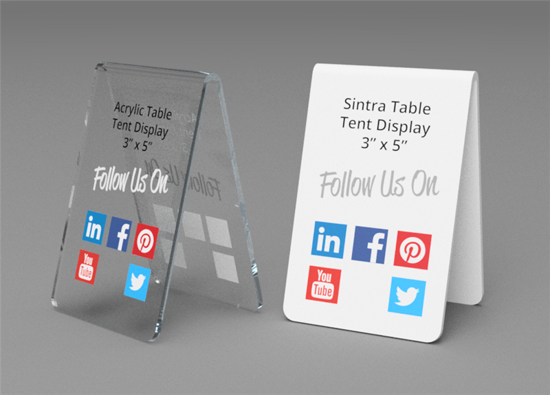 3 Sided Table Tent Template Collection